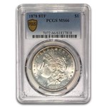 1878 Morgan Dollar 8 TF MS-65 PCGS