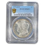 1878 Morgan Dollar 8 TF MS-65+ PCGS