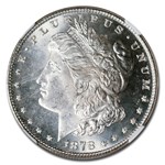 1878 Morgan Dollar 8 TF MS-66 NGC