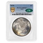 1878 Morgan Dollar 8 TF MS-66+ PCGS CAC