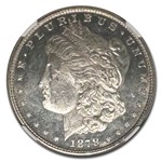 1878 Morgan Dollar 8 TF PL MS-62 NGC (VAM-15 DDO "LIBERTY")