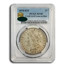 1878 Morgan Dollar 8 TF XF-40 PCGS CAC (VAM 14.15 Lines in Hair)