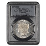 1878 Morgan Dollar MS-63 PCGS (PL, VAM 14.8 Spiked Eye)