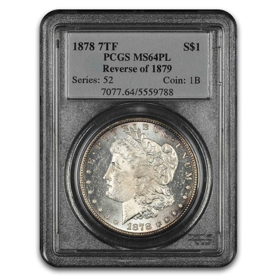 1878 Morgan Dollar MS-64 PCGS (PL)