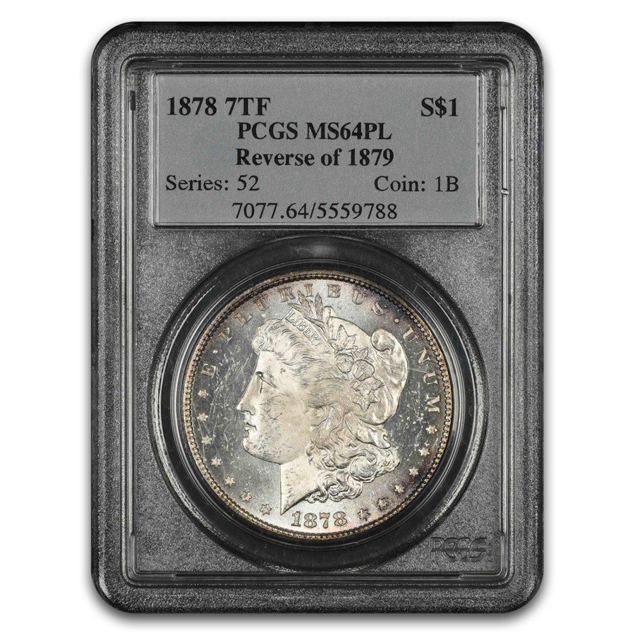 1878 Morgan Dollar MS-64 PCGS (PL)