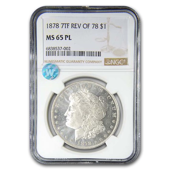 1878 Morgan Dollar MS-65 NGC (PL) 1878 Morgan Dollar MS-65 NGC (PL)