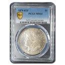 1878 Morgan Silver Dollar 8 TF MS-64 PCGS
