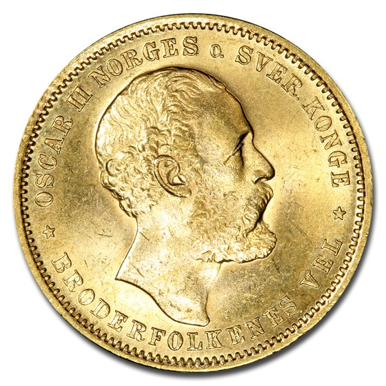 1878 Norway Gold 20 Kroner MS-65 PCGS 1878 Norway Gold 20 Kroner MS-65 PCGS