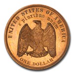 1878 Pattern Dollar PR-65+ PCGS CAC (Red/Brown, J-1554b)