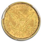 1878-S $2.50 Liberty Gold Quarter Eagle MS-63 PCGS
