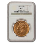 1878-S $20 Liberty Gold Double Eagle MS-61 NGC
