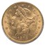 1878-S $20 Liberty Gold Double Eagle MS-61 PCGS