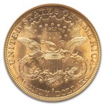 1878-S $20 Liberty Gold Double Eagle MS-64 NGC