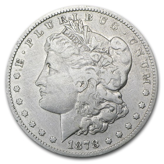 1878-S Morgan Dollar Fine (VAM-27, Long Nock, Cleaned, Top-100) 1878-S Morgan Dollar Fine (VAM-27, Long Nock, Cleaned, Top-100)