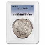 1878-S Morgan Dollar MS-62 PCGS