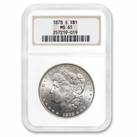1878-S Morgan Dollar MS-65 NGC 1878-S Morgan Dollar MS-65 NGC