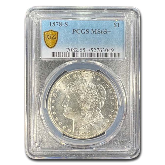 1878-S Morgan Dollar MS-65+ PCGS 1878-S Morgan Dollar MS-65+ PCGS