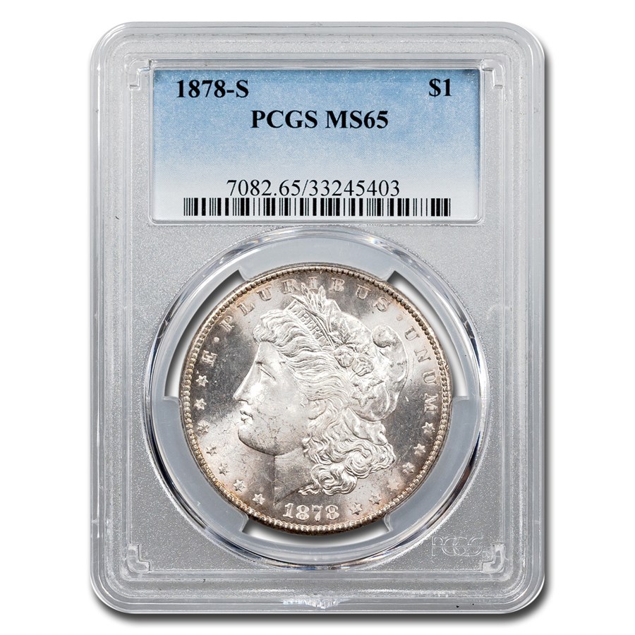 1878-S Morgan Dollar MS-65 PCGS