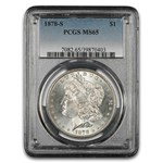 1878-S Morgan Dollar MS-65 PCGS