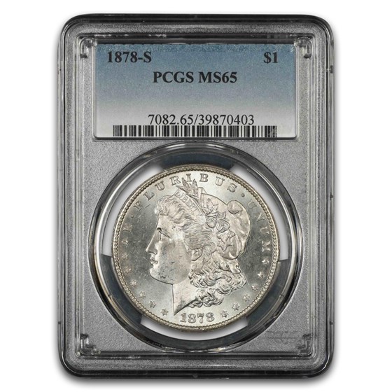 1878-S Morgan Dollar MS-65 PCGS