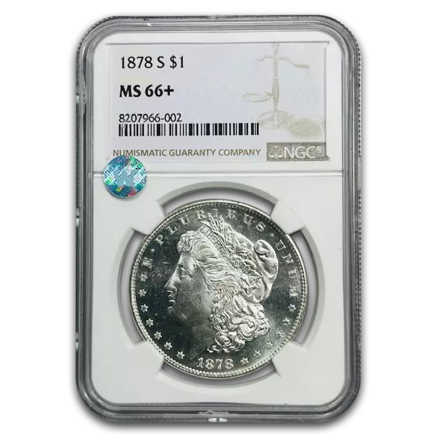 1878-S Morgan Dollar MS-66+ NGC