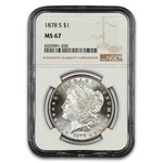 1878-S Morgan Dollar MS-67 NGC