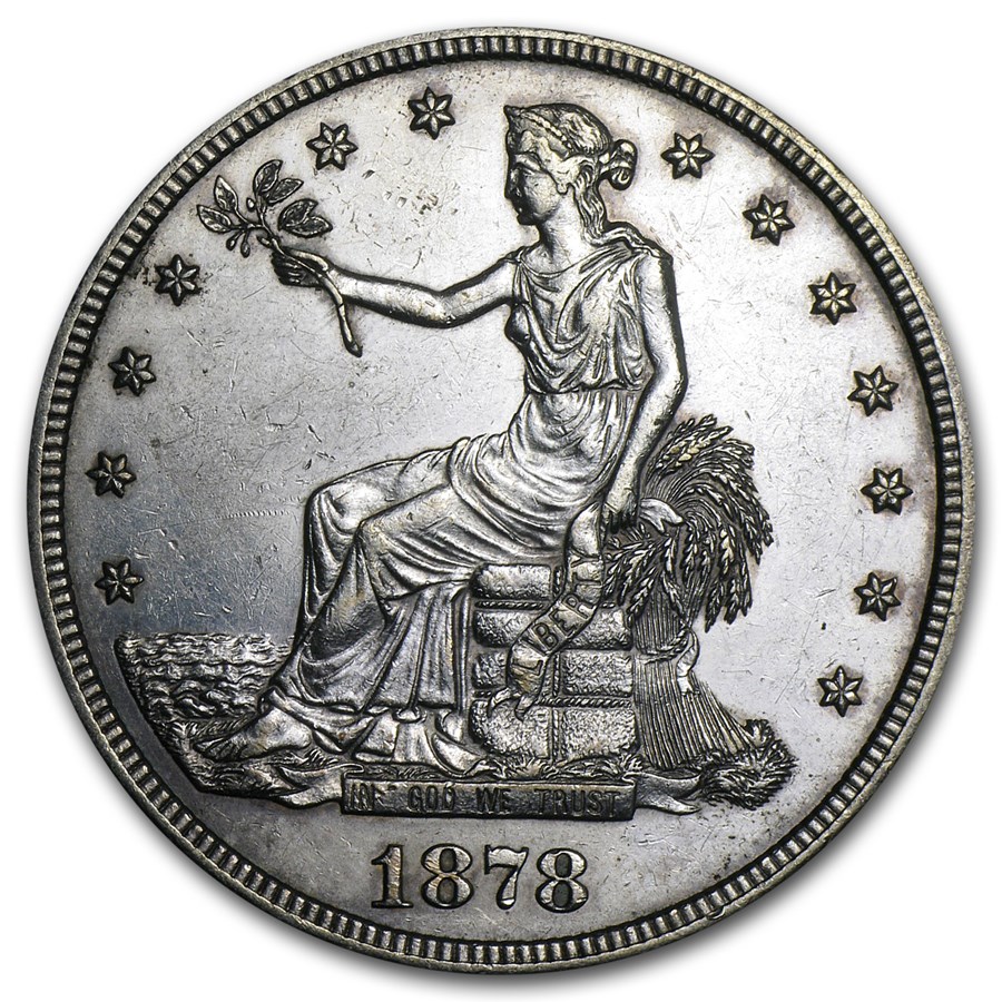 1878-S Trade Dollar AU