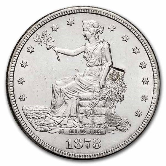 1878-S Trade Dollar BU (Chop Marked, DDR) 1878-S Trade Dollar BU (Chop Marked, DDR)