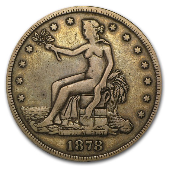 1878-S Trade Dollar Chamber Pot (Potty Dollar)