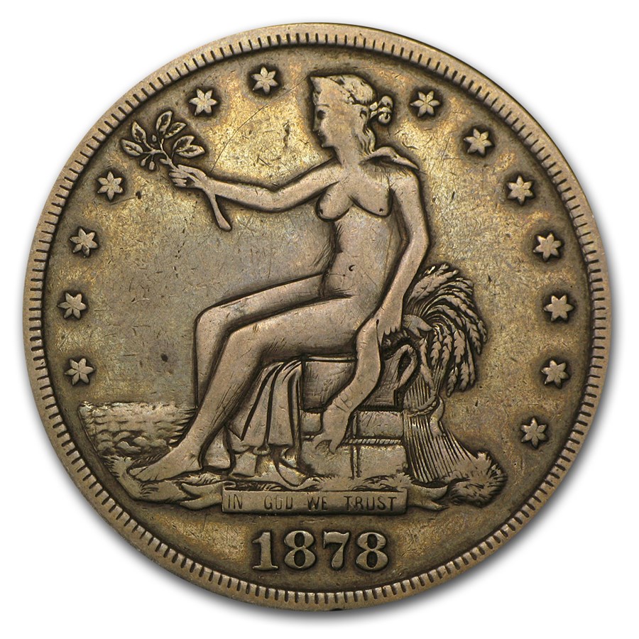 1878-S Trade Dollar Chamber Pot (Potty Dollar)