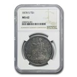 1878-S Trade Dollar MS-62 NGC