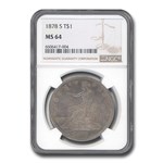 1878-S Trade Dollar MS-64 NGC