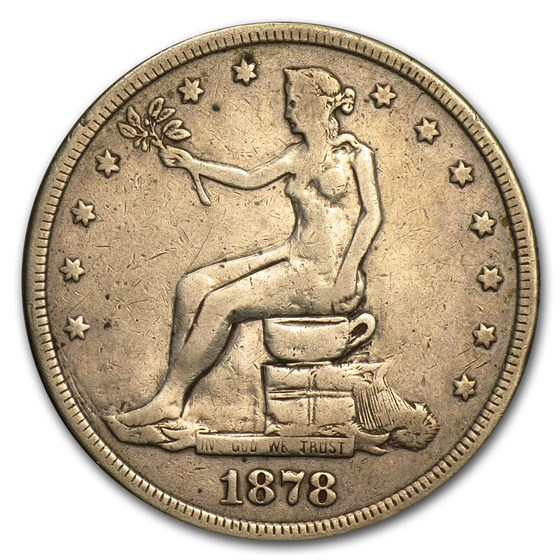 1878-S Trade Dollar Potty Dollar (Altered) 1878-S Trade Dollar Potty Dollar (Altered)