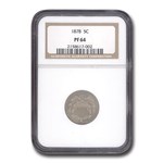 1878 Shield Nickel PF-64 NGC