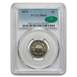 1878 Shield Nickel PR-66 PCGS CAC