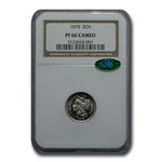 1878 Three Cent Nickel PF-66 Cameo NGC CAC