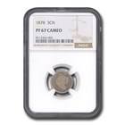 1878 Three Cent Nickel PF-67 Cameo NGC