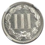 1878 Three Cent Nickel PF-67 Cameo NGC