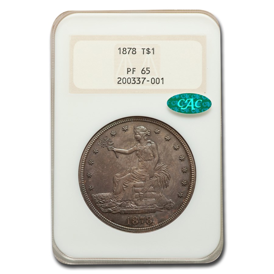 1878 Trade Dollar PF-65 NGC CAC