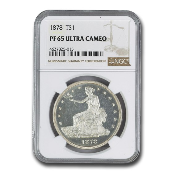 1878 Trade Dollar PF-65 UCAM NGC 1878 Trade Dollar PF-65 UCAM NGC