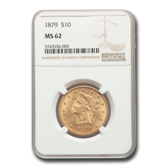 1879 $10 Liberty Gold Eagle MS-62 NGC 1879 $10 Liberty Gold Eagle MS-62 NGC