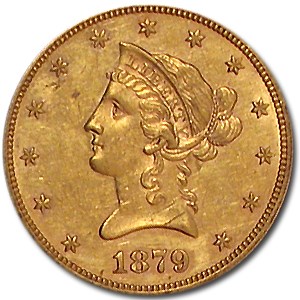 1879 $10 Liberty Gold Eagle XF