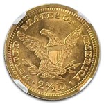1879 $2.50 Liberty Gold Quarter Eagle MS-65 NGC