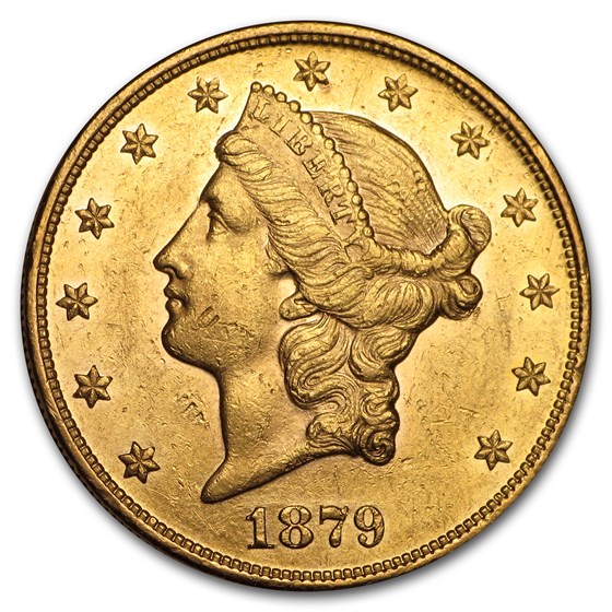 1879 $20 Liberty Gold Double Eagle AU 1879 $20 Liberty Gold Double Eagle AU