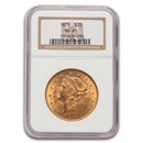 1879 $20 Liberty Gold Double Eagle MS-61 NGC