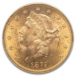 1879 $20 Liberty Gold Double Eagle MS-61 PCGS