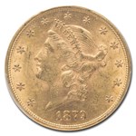 1879 $20 Liberty Gold Double Eagle MS-61 PCGS