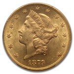 1879 $20 Liberty Gold Double Eagle MS-62 PCGS