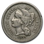 1879 3 Cent Nickel VF