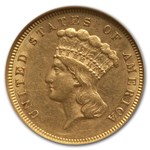 1879 $3 Gold Princess AU-55 NGC